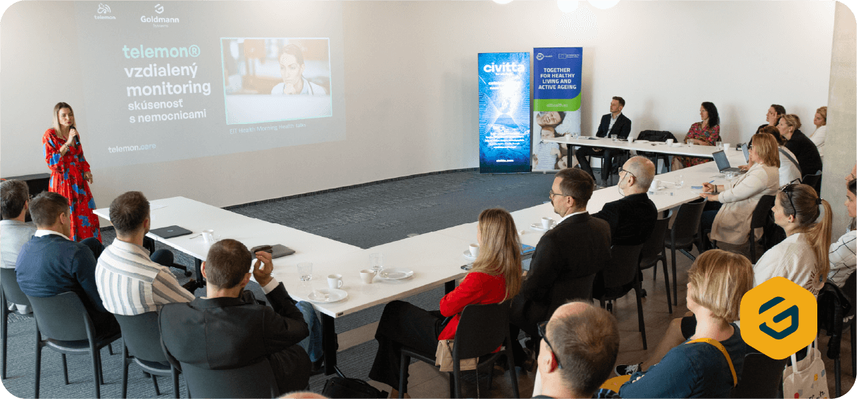 Na EIT Health Morning Health Talks sa o vlastnú skúsenosť podelili aj naši kolegovia Martin Balaz a Katarina Siebenstich, ktorí priniesli pohľad zo svojej praxe.