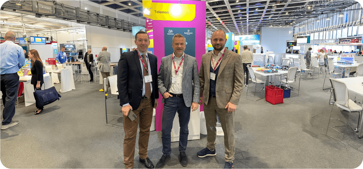 Na konferencii DMEA – Connecting Digital Health predstavili naši kolegovia Denis, Ľuboš a David platformu Telemon odborníkom z oblasti digitálneho zdravotníctva z celej Európy.